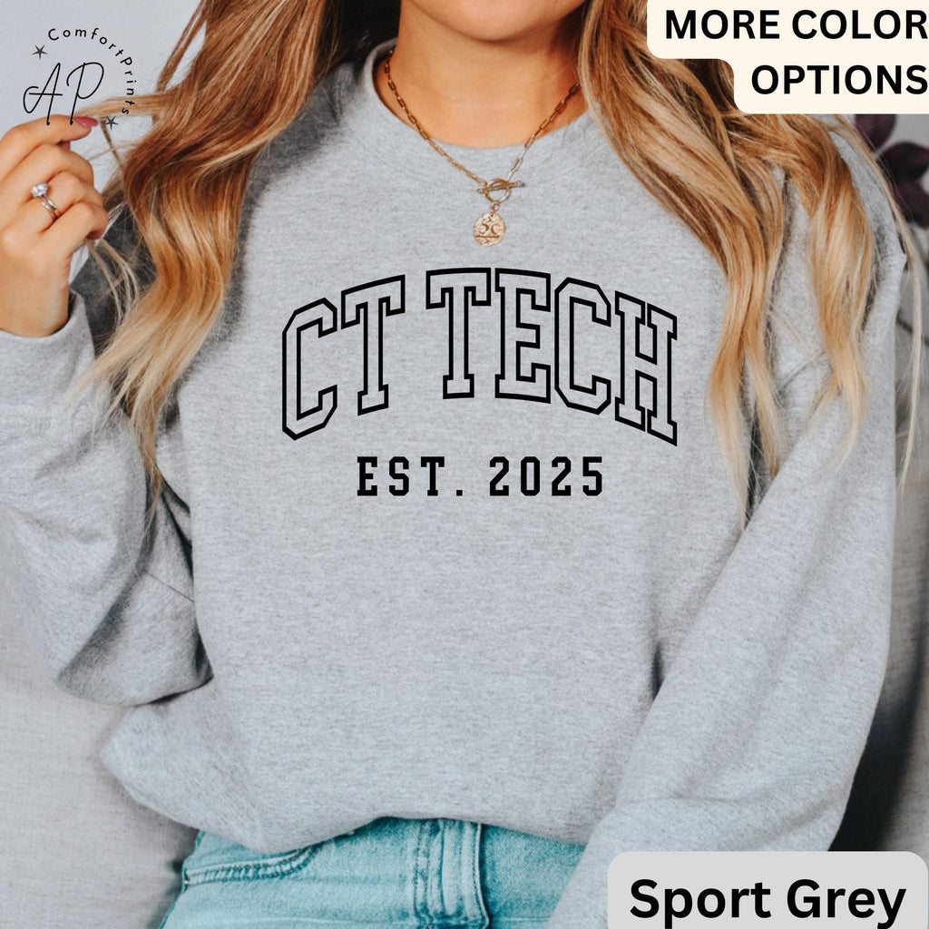 CT Tech Sweatshirt: Computed Tomography Technologist Hoodie