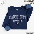 Oncology Nurse Comfort Colors® Sweatshirt, Cancer Nurse Sweater, Radiation Oncologist Team, RN Nurse Gift, Cancer Awareness