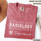 Radiology Comfort Colors® Shirt, Radiology Department T-Shirt, RAD Tech Tee, Gift for Xray Tech, MRI, CT, Mammography