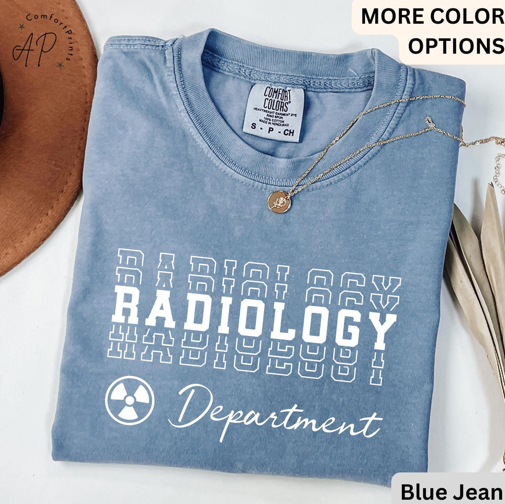 Radiology Comfort Colors® Shirt, Radiology Department T-Shirt, RAD Tech Tee, Gift for Xray Tech, MRI, CT, Mammography