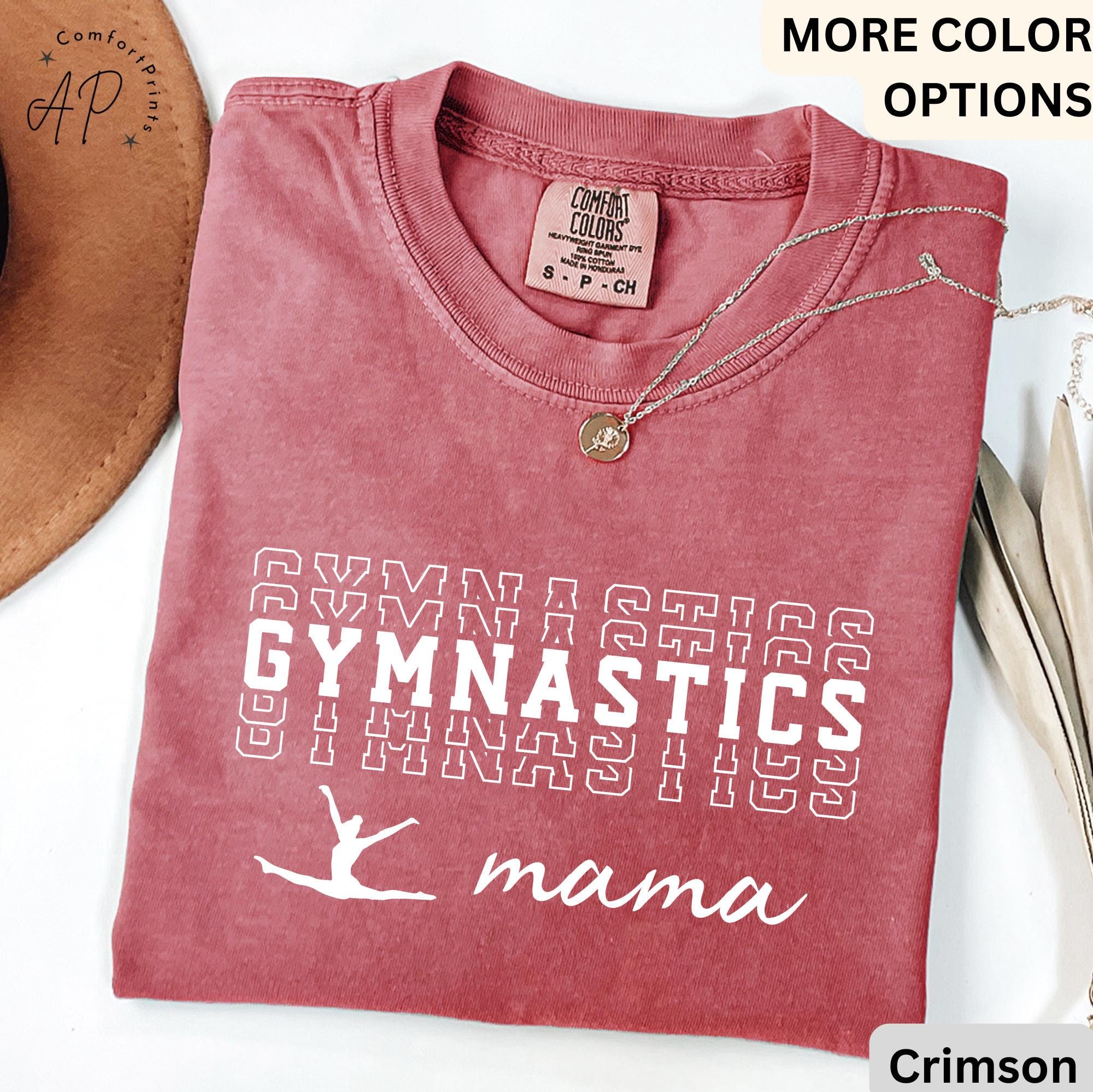 Gymnastics Mama Comfort Colors® Shirt, Gymnastics Mom T-Shirt, Gymnast Mom Tee, Gift For Gymnast