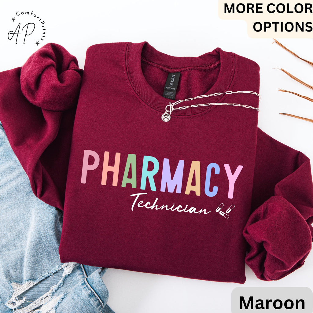 Pharmacy Technician Sweater, Pharmacy Gift Sweatshirt, RX Pharmacy Tech Shirt, Pharmacy Squad T-Shirt, Pharmacy Student Tee