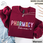 Pharmacy Technician Sweater, Pharmacy Gift Sweatshirt, RX Pharmacy Tech Shirt, Pharmacy Squad T-Shirt, Pharmacy Student Tee
