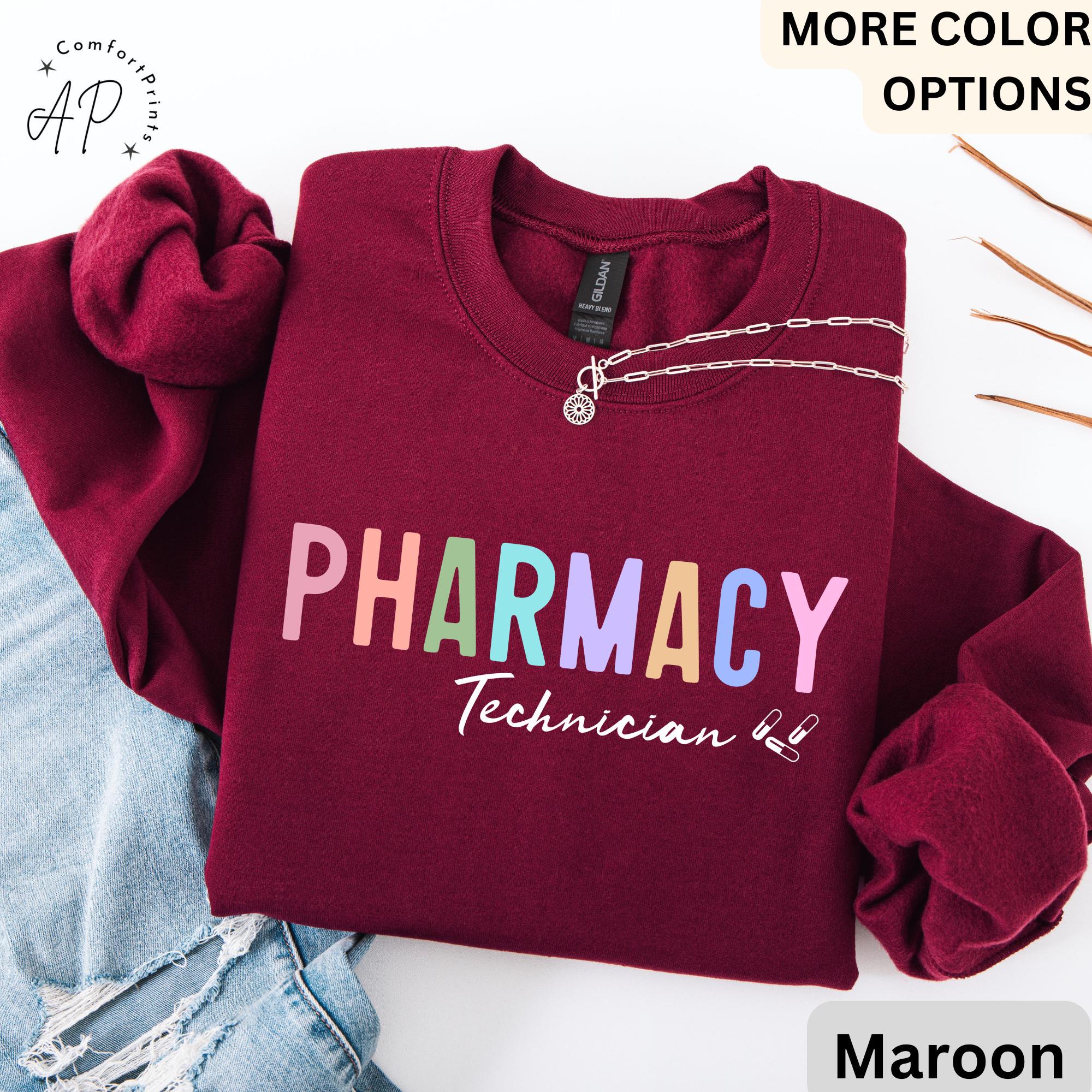 Pharmacy Technician Sweater, Pharmacy Gift Sweatshirt, RX Pharmacy Tech Shirt, Pharmacy Squad T-Shirt, Pharmacy Student Tee