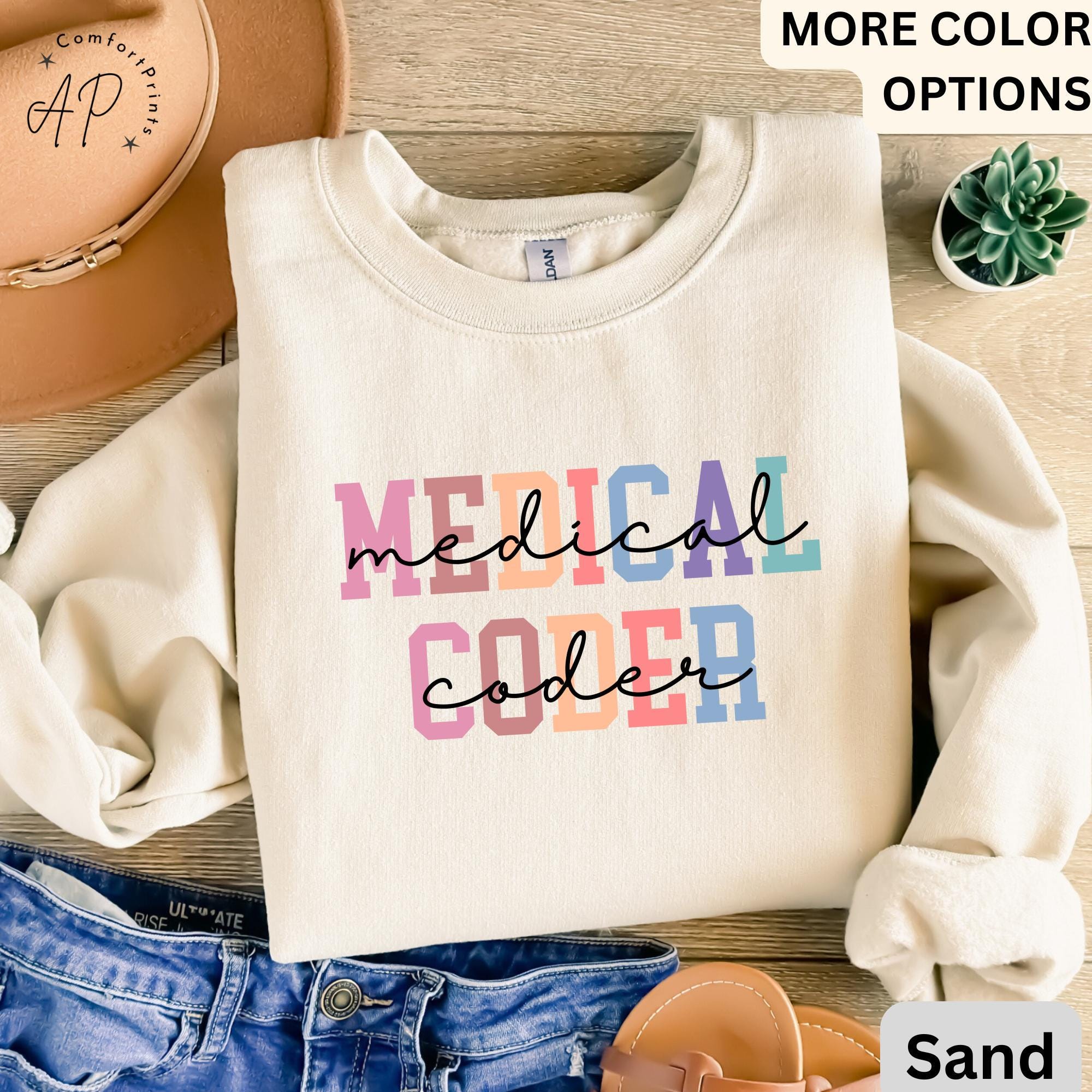 Medical Coder Sweatshirt, Sweater for Medical Specialist, Medical Coding Grad Gift
