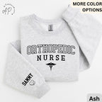 Personalized Orthopedic Nurse Sweatshirt, Ortho Nurse Sweater, Gift for Nursing Student, Custom Orthopedist Hoodie