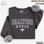 Dialysis Nurse Comfort Colors® Sweatshirt, Nephrology Nurse Sweater, Registered Nurse Graduation, Custom RN Student