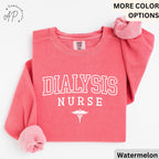 Dialysis Nurse Comfort Colors® Sweatshirt, Nephrology Nurse Sweater, Registered Nurse Graduation, Custom RN Student