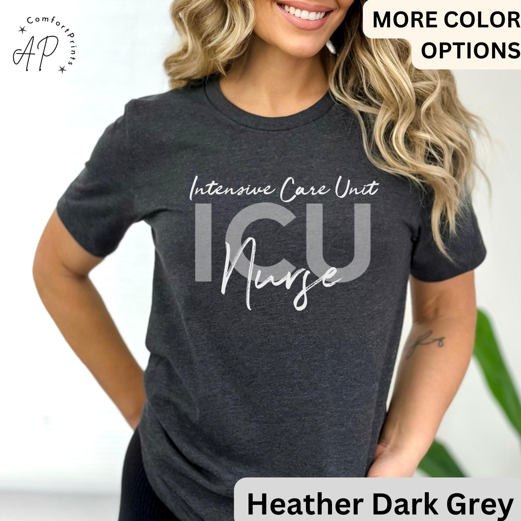 ICU Intensive Care Unit Nurse Shirt, PICU Nursing School Student T-Shirt, Emergency Registered Nurse Grad Shirt, Nurse in Training Sweater