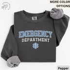 Emergency Department Comfort Colors® Sweater, ER Nurse Sweatshirt, Emergency Medicine Nurse, Emergency Nurse, Gift for Nurse