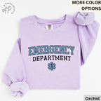 Emergency Department Comfort Colors® Sweater, ER Nurse Sweatshirt, Emergency Medicine Nurse, Emergency Nurse, Gift for Nurse
