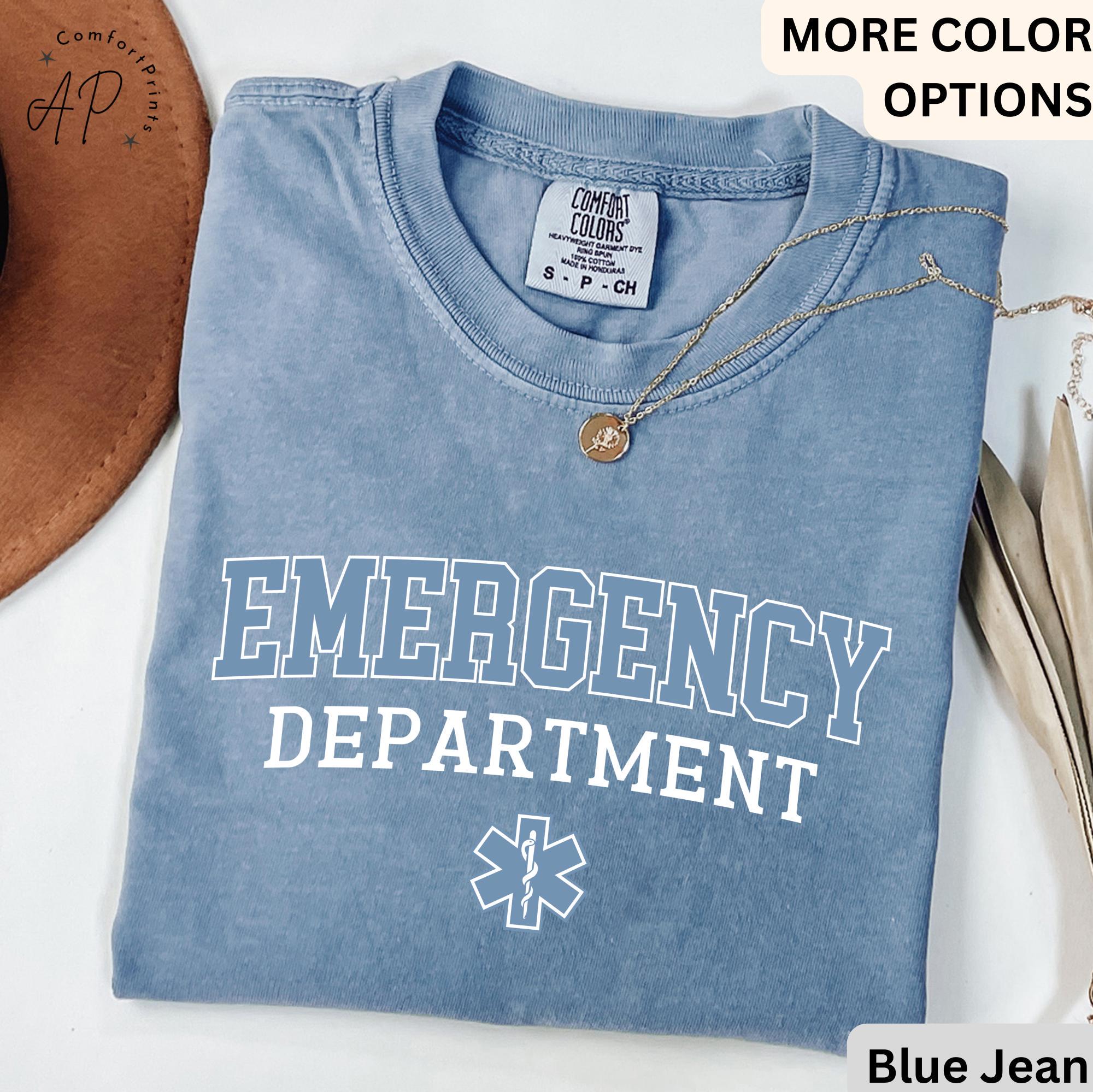 Emergency Department Comfort Colors® Shirt, ER Nurse T-Shirt, Emergency Medicine Nurse Tee, Emergency Nurse, Gift for Nurse