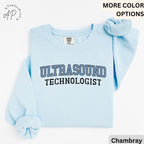 Ultrasound Tech Comfort Colors® Sweater, Ultrasound Technologist Sweater, Gift for Sonography Grad Student, Radiology Department