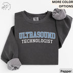 Ultrasound Tech Comfort Colors® Sweater, Ultrasound Technologist Sweater, Gift for Sonography Grad Student, Radiology Department