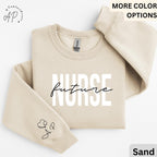 Personalized Future Nurse Sweatshirt, Nursing School Student Sweater, Registered Nurse Grad Shirt, Nurse in Training Hoodie