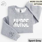 Personalized Future Nurse Sweatshirt, Nursing School Student Sweater, Registered Nurse Grad Shirt, Nurse in Training Hoodie