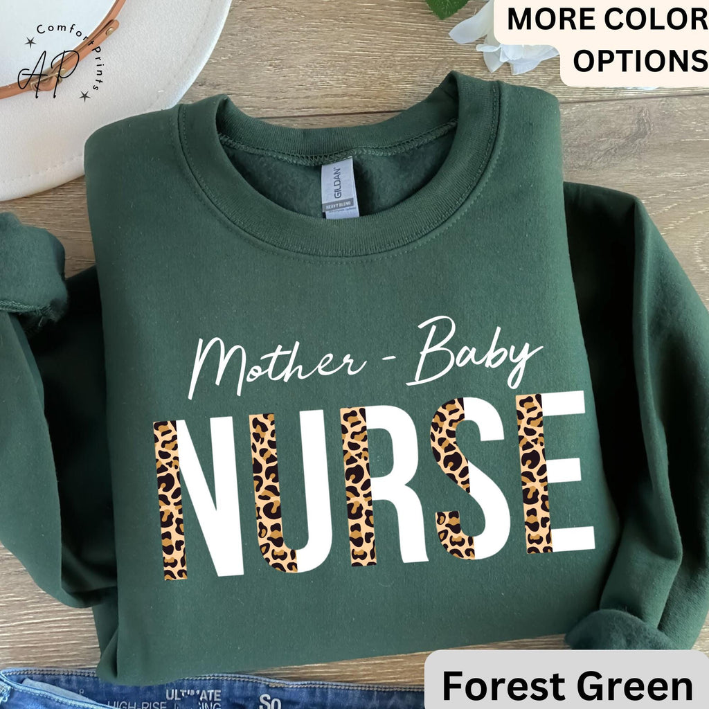 Mother-Baby Nurse Sweatshirt, Labor and Delivery Nurse Sweatshirt, Postpartum RN Shirt, Baby Nurse T-Shirt, Nurse Appreciation Hoodie
