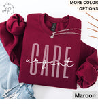 Urgent Care Nurse Sweatshirt, Urgent Care Staff Sweater, Urgent Care Team, Gift for Urgent Care Department Crew Hoodie