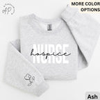 Personalized Hospice Nurse Sweatshirt, Hospice Squad Sweater, RN Nursing Student Shirt, Nurse School Graduation T-Shirt, Nurse Appreciation