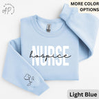 Personalized Hospice Nurse Sweatshirt, Hospice Squad Sweater, RN Nursing Student Shirt, Nurse School Graduation T-Shirt, Nurse Appreciation