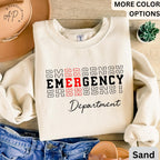 Emergency Department Sweatshirt, ER Nurse Sweater, Emergency Medicine Nurse, Emergency Nurse, Gift for Nurse