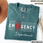 Emergency Department Comfort Colors® T-Shirt, ER Nurse Shirt, Emergency Medicine Nurse Tee, Emergency Nurse, Gift for Nurse