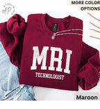 MRI Technologist Sweatshirt, MRI Tech Sweater, Gift for Magnetic Resonance Imaging, Rad Tech Hoodie
