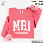 MRI Technologist Comfort Colors® Sweatshirt, MRI Tech Sweater, Gift for Magnetic Resonance Imaging, Rad Tech