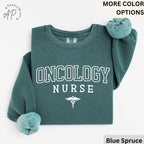 Oncology Nurse Comfort Colors® Sweatshirt, Cancer Nurse Sweater, Radiation Oncologist Team, RN Nurse Gift, Cancer Awareness