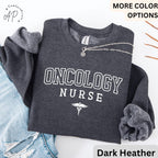 Oncology Nurse Sweatshirt, Cancer Nurse Sweater, Radiation Oncologist Team, RN Nurse Gift, Cancer Awareness