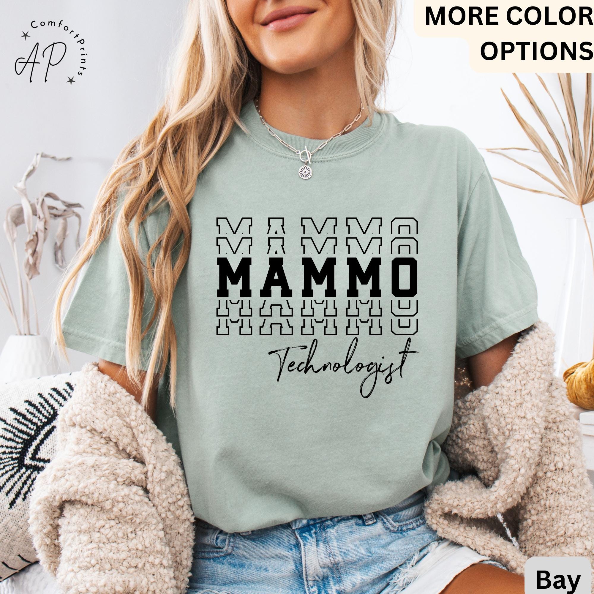 Mammo Technologist Comfort Colors T-Shirt: Mammography Tech Gift