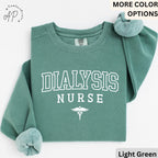 Dialysis Nurse Comfort Colors® Sweatshirt, Nephrology Nurse Sweater, Registered Nurse Graduation, Custom RN Student
