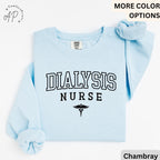 Dialysis Nurse Comfort Colors® Sweatshirt, Nephrology Nurse Sweater, Registered Nurse Graduation, Custom RN Student