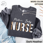 Mother-Baby Nurse Sweatshirt, Labor and Delivery Nurse Sweatshirt, Postpartum RN Shirt, Baby Nurse T-Shirt, Nurse Appreciation Hoodie