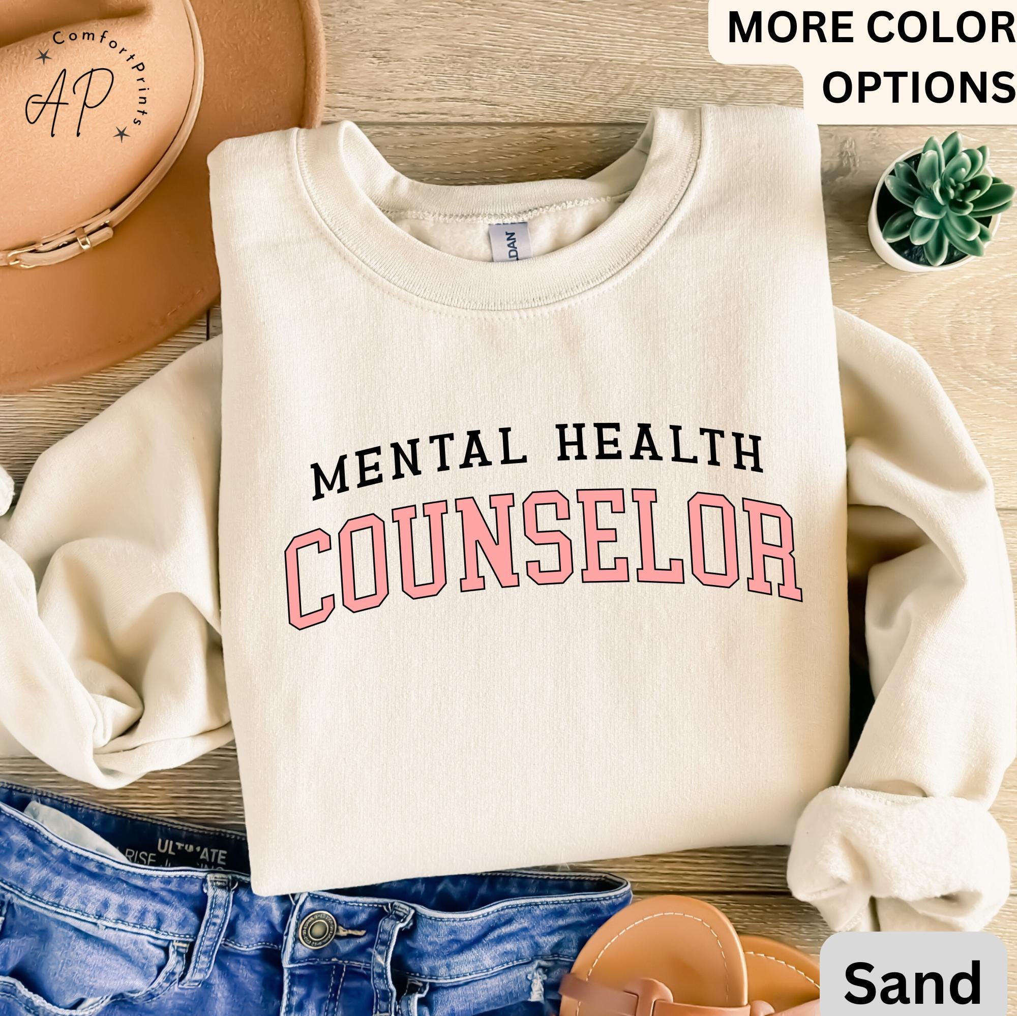 Mental Health Counselor Sweatshirt, Mental Health Sweater, Mental Illness Matters Hoodie, Gift for Mental Health