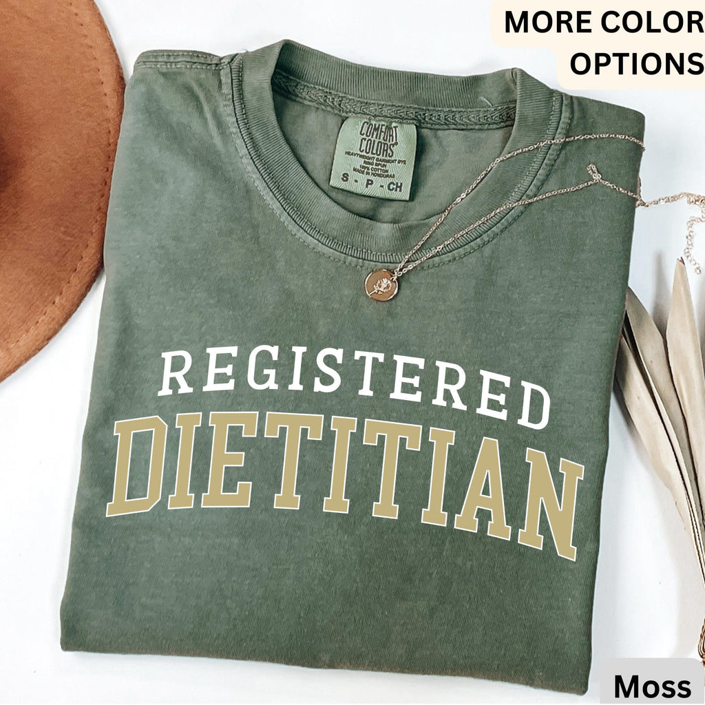 Registered Dietitian Comfort Colors® T-Shirt, Nutritionist Shirt, Gift for Dietitian Tee, Future Dietitian