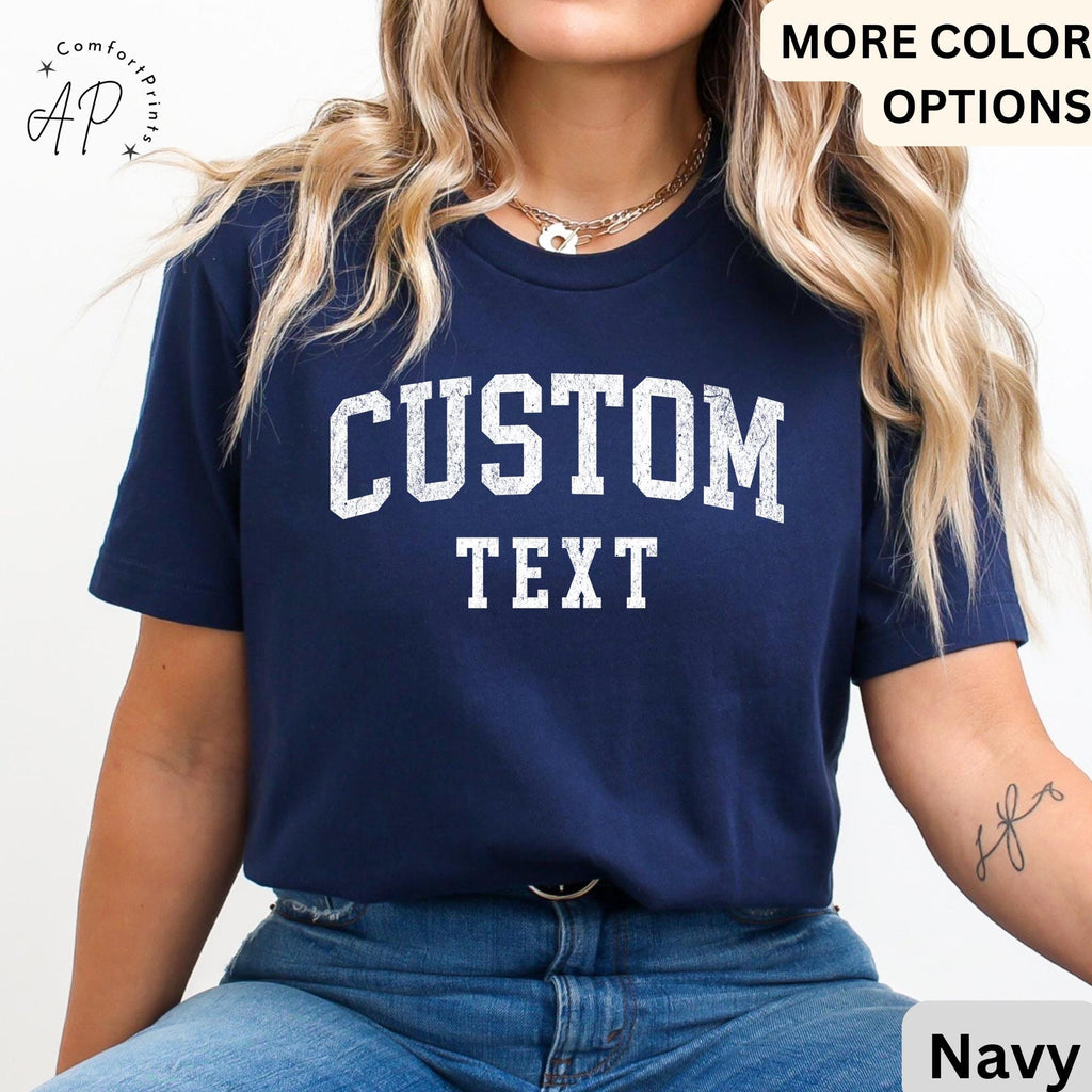 Custom Text Shirt, Personalized T-Shirt, Custom Tee, Your Text Shirt, Custom Tee