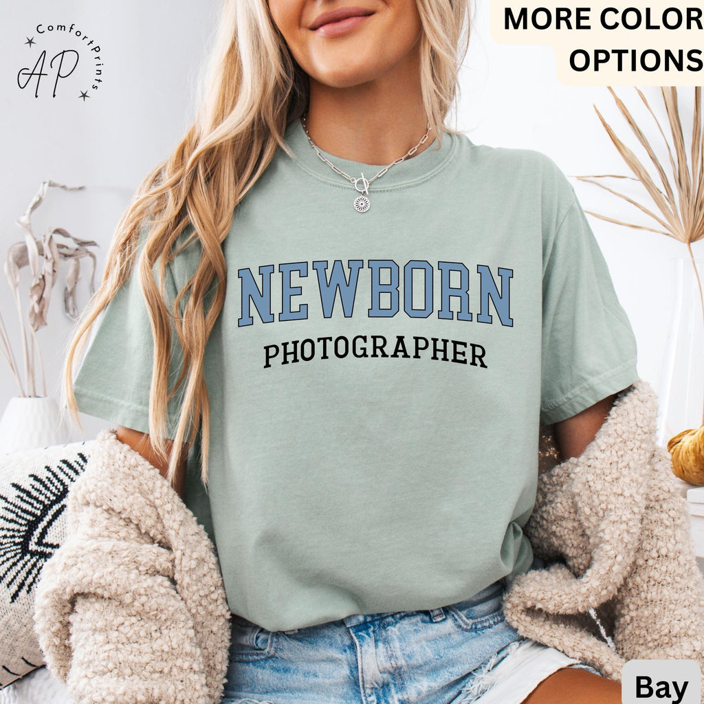 Newborn Photographer Comfort Colors® T-Shirt, Baby Photography Shirt, Baby Whisperer Tee