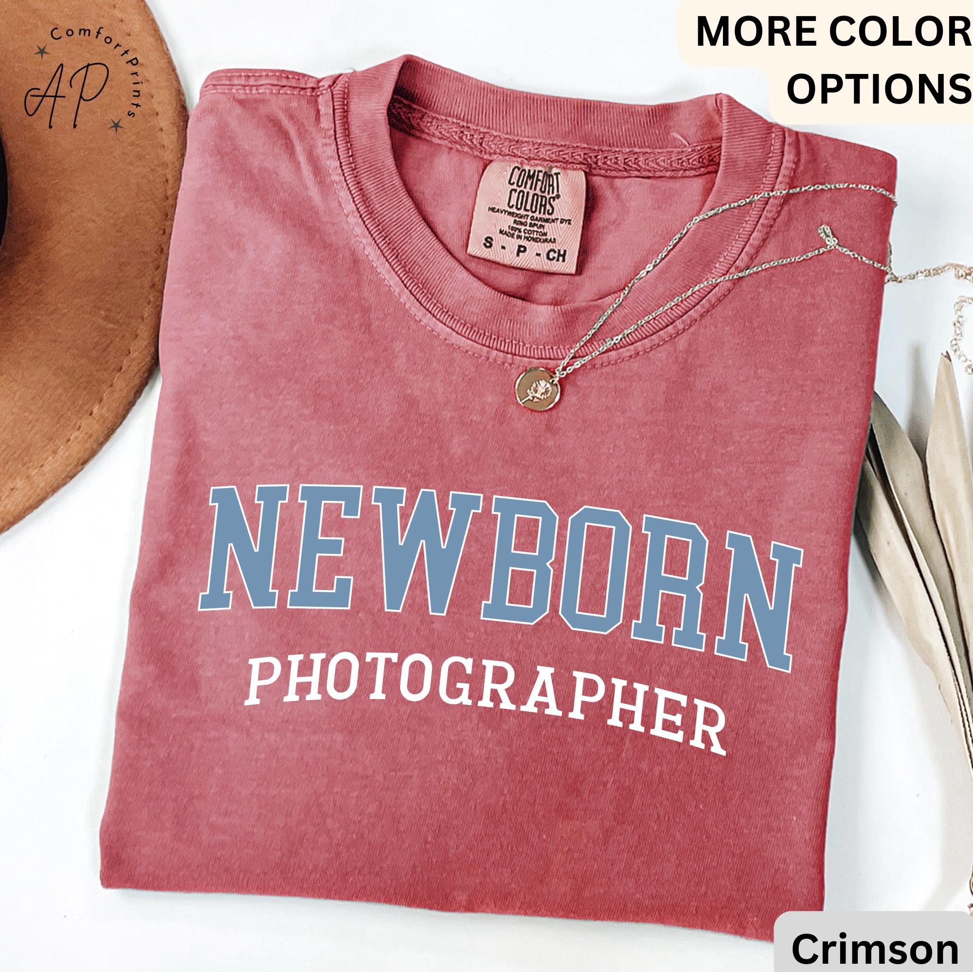 Newborn Photographer Comfort Colors® T-Shirt, Baby Photography Shirt, Baby Whisperer Tee
