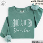 Birth Doula Comfort Colors® Sweater, Doula Sweatshirt, Labor And Delivery, Gift for Baby Nurse