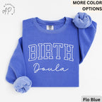 Birth Doula Comfort Colors® Sweater, Doula Sweatshirt, Labor And Delivery, Gift for Baby Nurse
