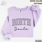 Birth Doula Comfort Colors® Sweater, Doula Sweatshirt, Labor And Delivery, Gift for Baby Nurse