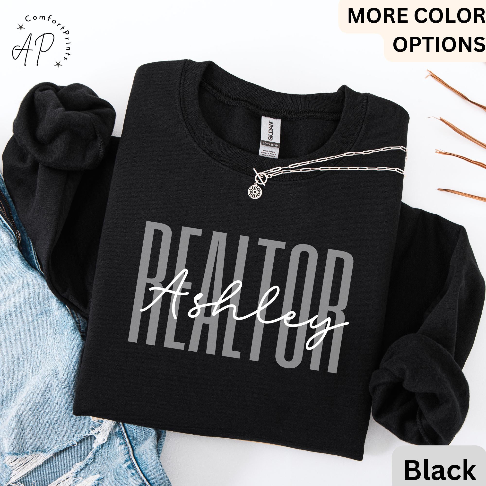 Personalized Realtor Sweatshirt, Real Estate Agent Sweater, Real Estate Marketing Hoodie, Gift for Realtor