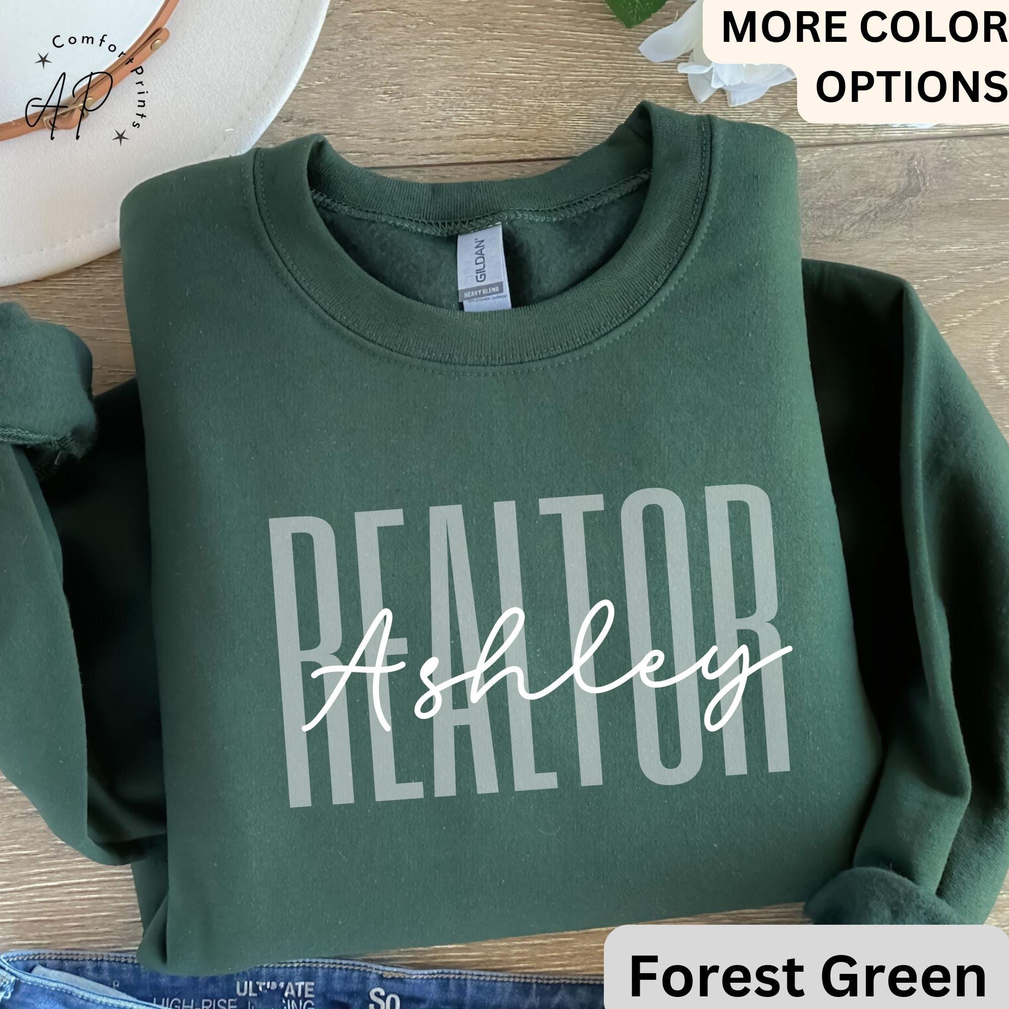 Personalized Realtor Sweatshirt, Real Estate Agent Sweater, Real Estate Marketing Hoodie, Gift for Realtor