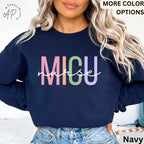 MICU Sweatshirt, Medical Intensive Care Unit Nurse Sweater, Medical ICU Nurse Hoodie, Gift for MICU Nurse