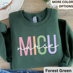 MICU Sweatshirt, Medical Intensive Care Unit Nurse Sweater, Medical ICU Nurse Hoodie, Gift for MICU Nurse