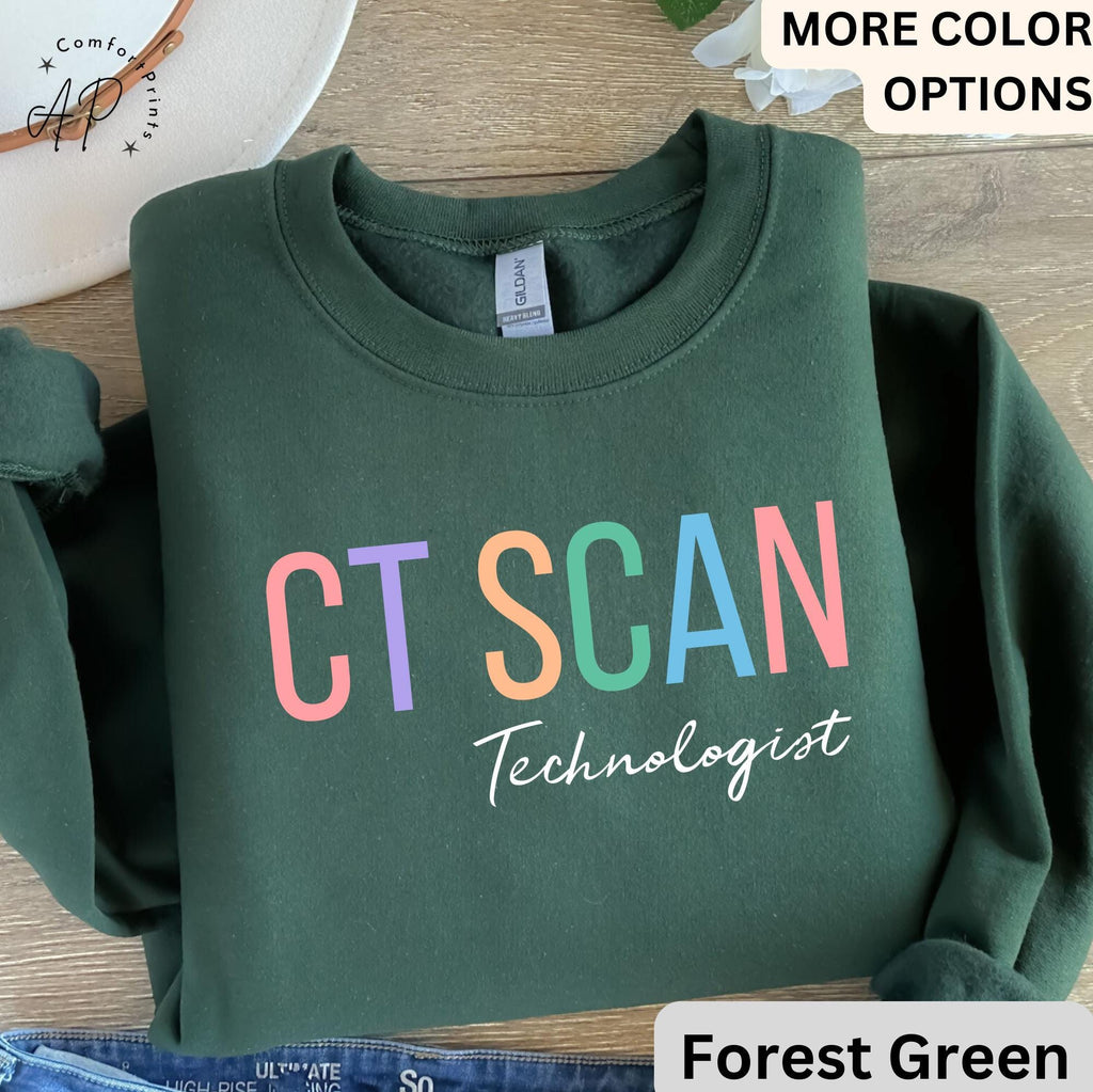CT Scan Technologist Sweatshirt, CT Tech Sweater, Cat Scan Tech Hoodie, Gift for Computed Tomography