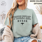 Pediatric Nurse Comfort Colors® T-Shirt, PEDS Shirt, PICU Pediatric Nurse Tee, Gift for Pediatric Nurse