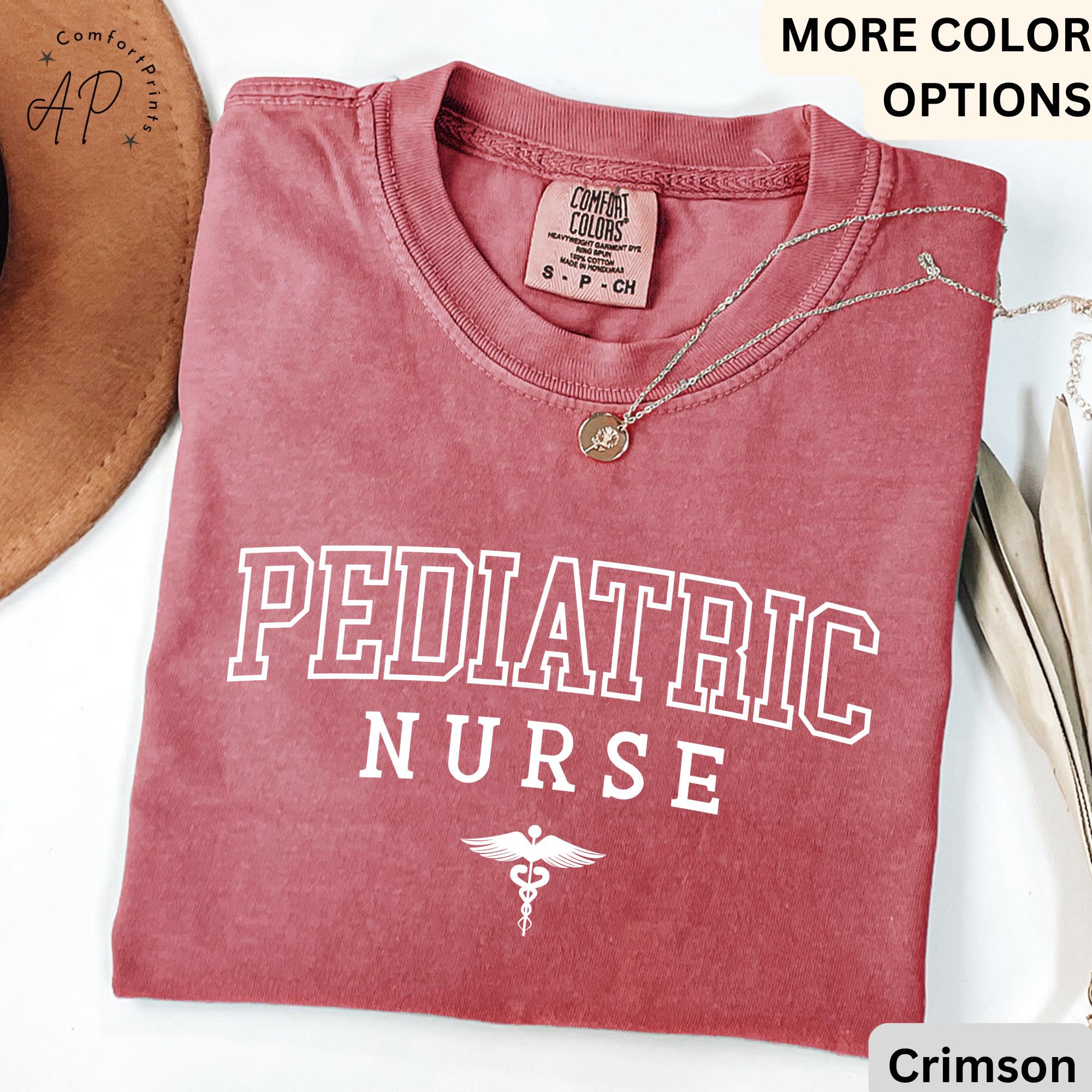 Pediatric Nurse Comfort Colors® T-Shirt, PEDS Shirt, PICU Pediatric Nurse Tee, Gift for Pediatric Nurse