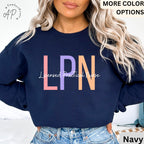 LPN Sweatshirt, Licensed Practical Nurse Sweater, Gift for LPN Graduation Hoodie, Nurse Appreciation